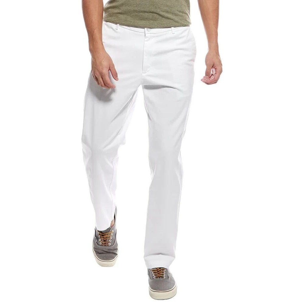 HUGO BOSS Pants Mens Size 30 White Chino Tapered Leg Regular Fit Kane $158